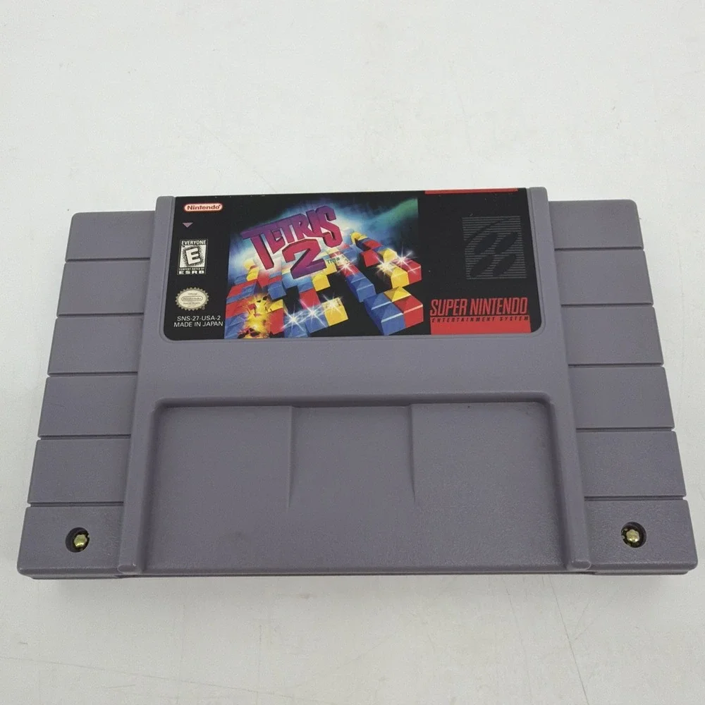 Tetris 2 (Super Nintendo SNES) Video Game Authentic & Tested